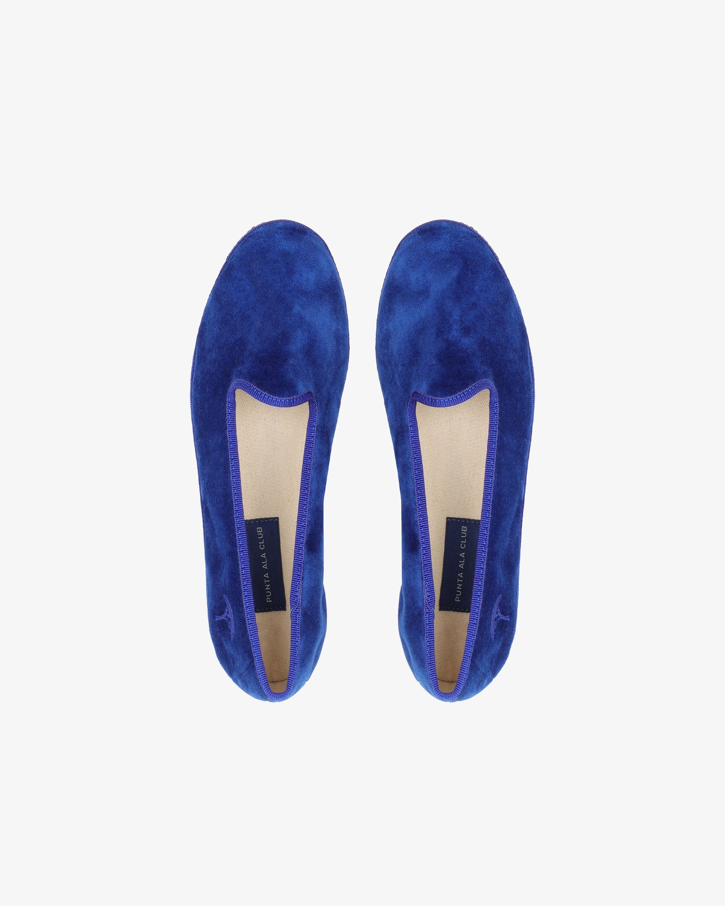 Velvet Slippers - Ocean Blue