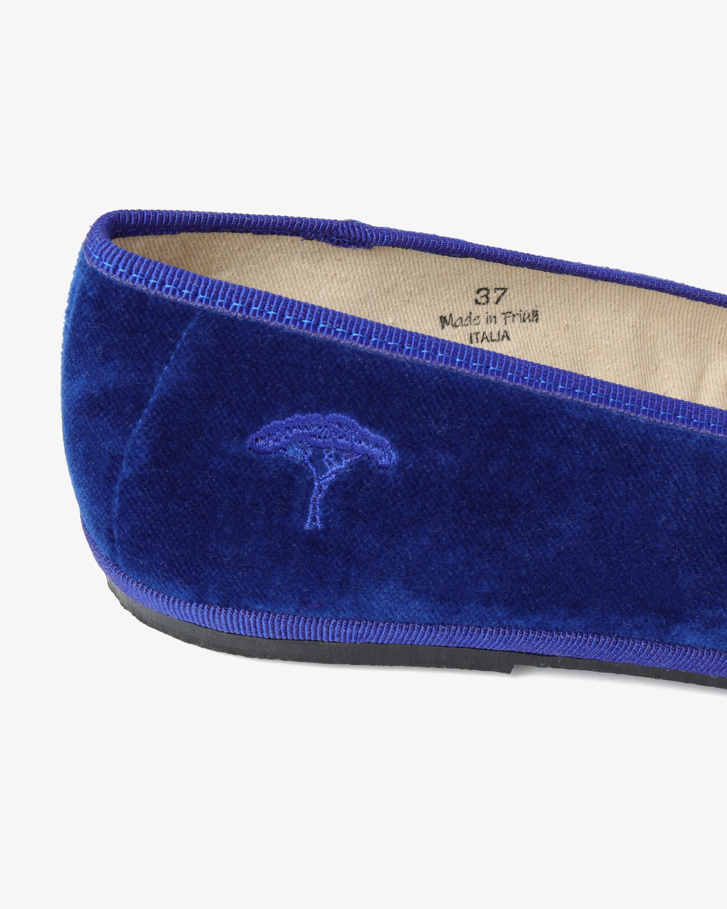 Velvet Slippers - Ocean Blue