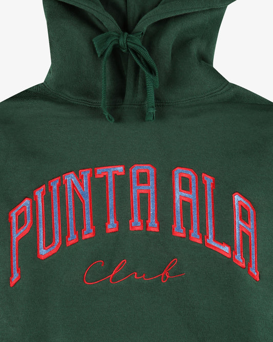Felpa con cappuccio - Verde/Rosa