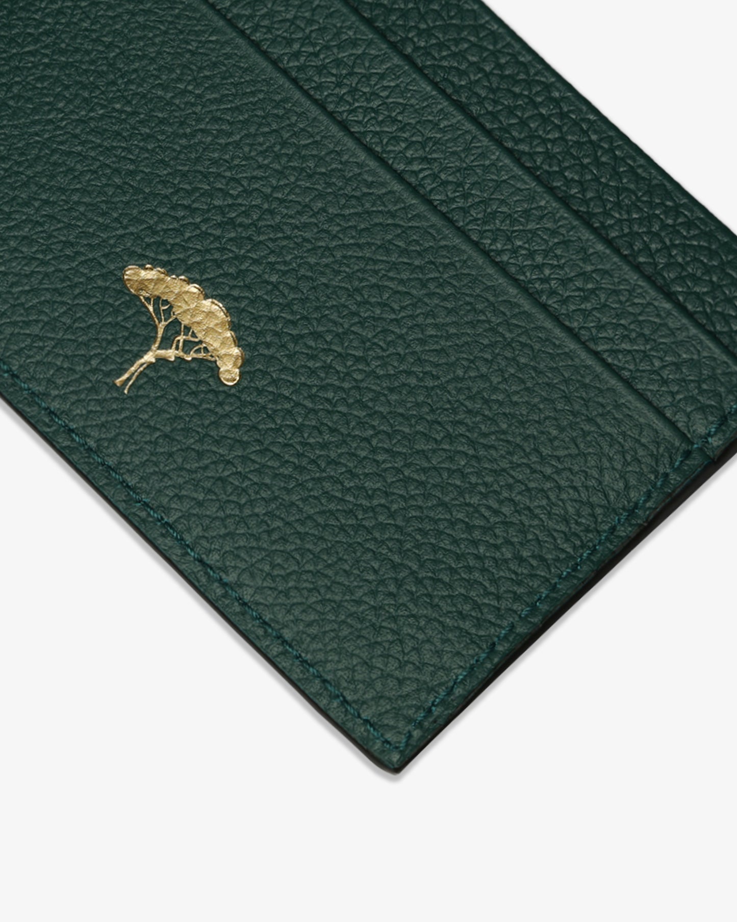 Pino Leather card holder - Green