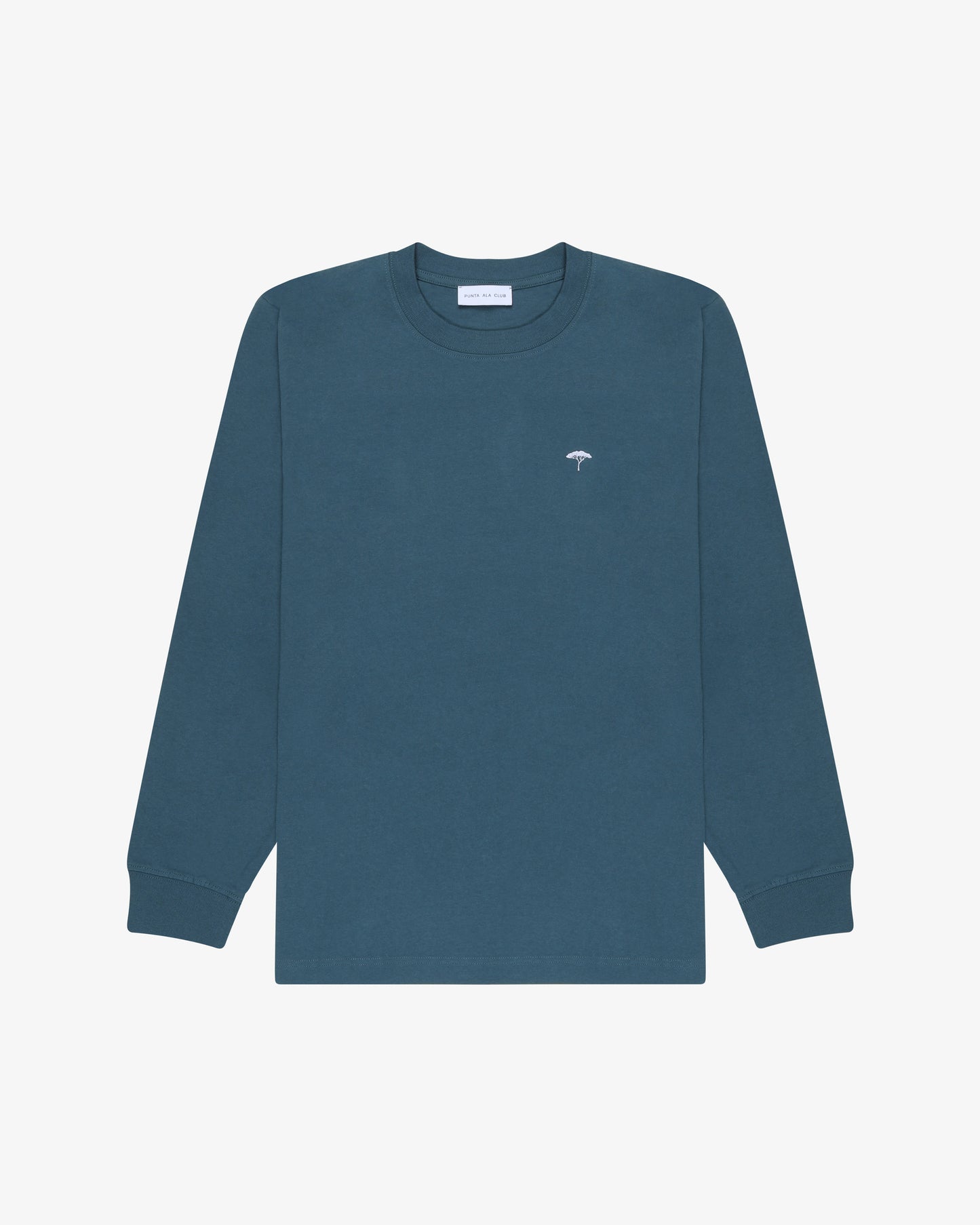 "The Punta Ala Club" Long Sleeve Tee - Petrol Green