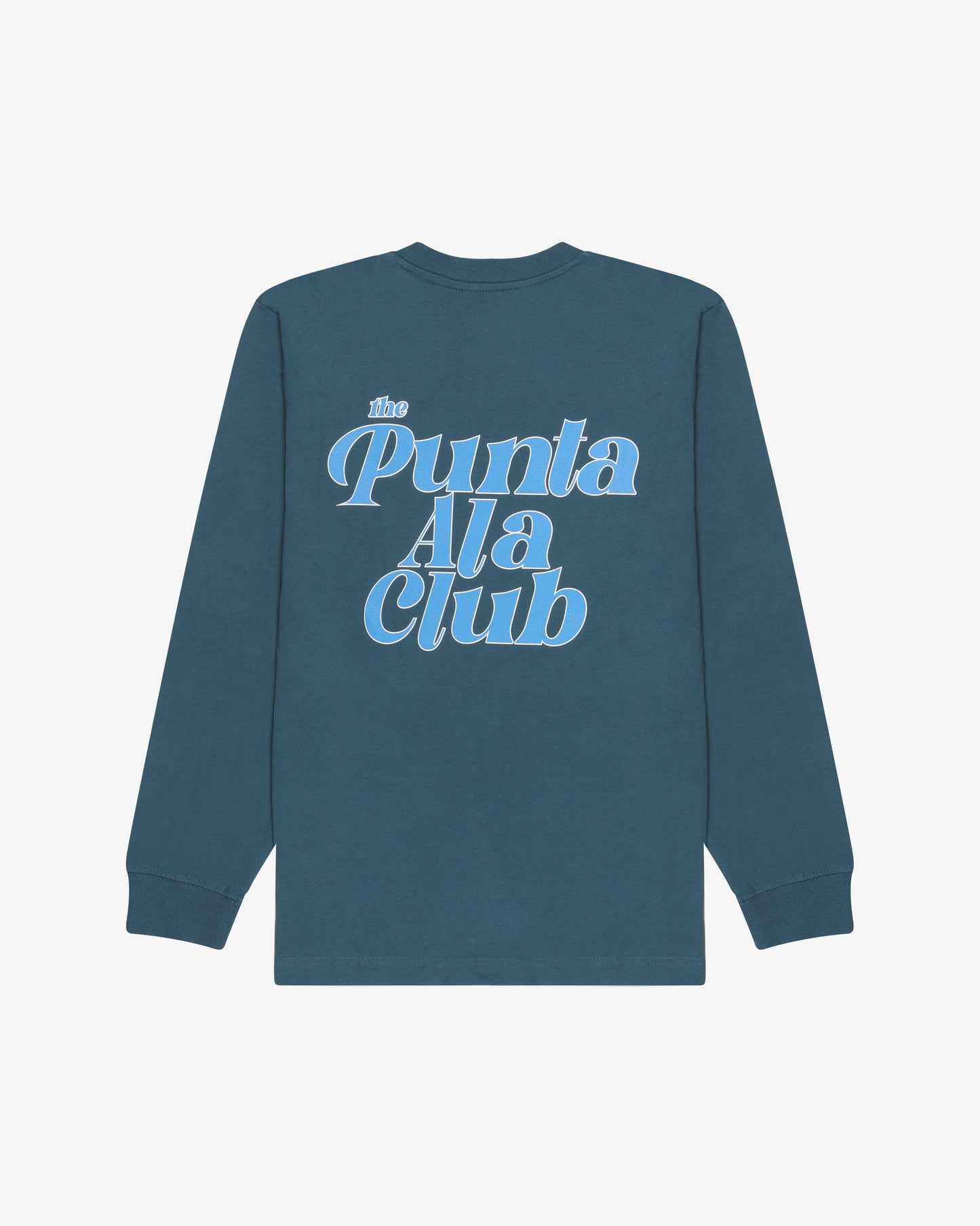 "The Punta Ala Club" Long Sleeve Tee - Petrol Green