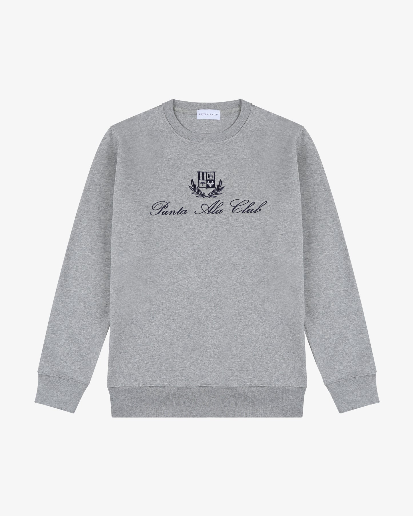 Emblem Crewneck Sweatshirt - Grey