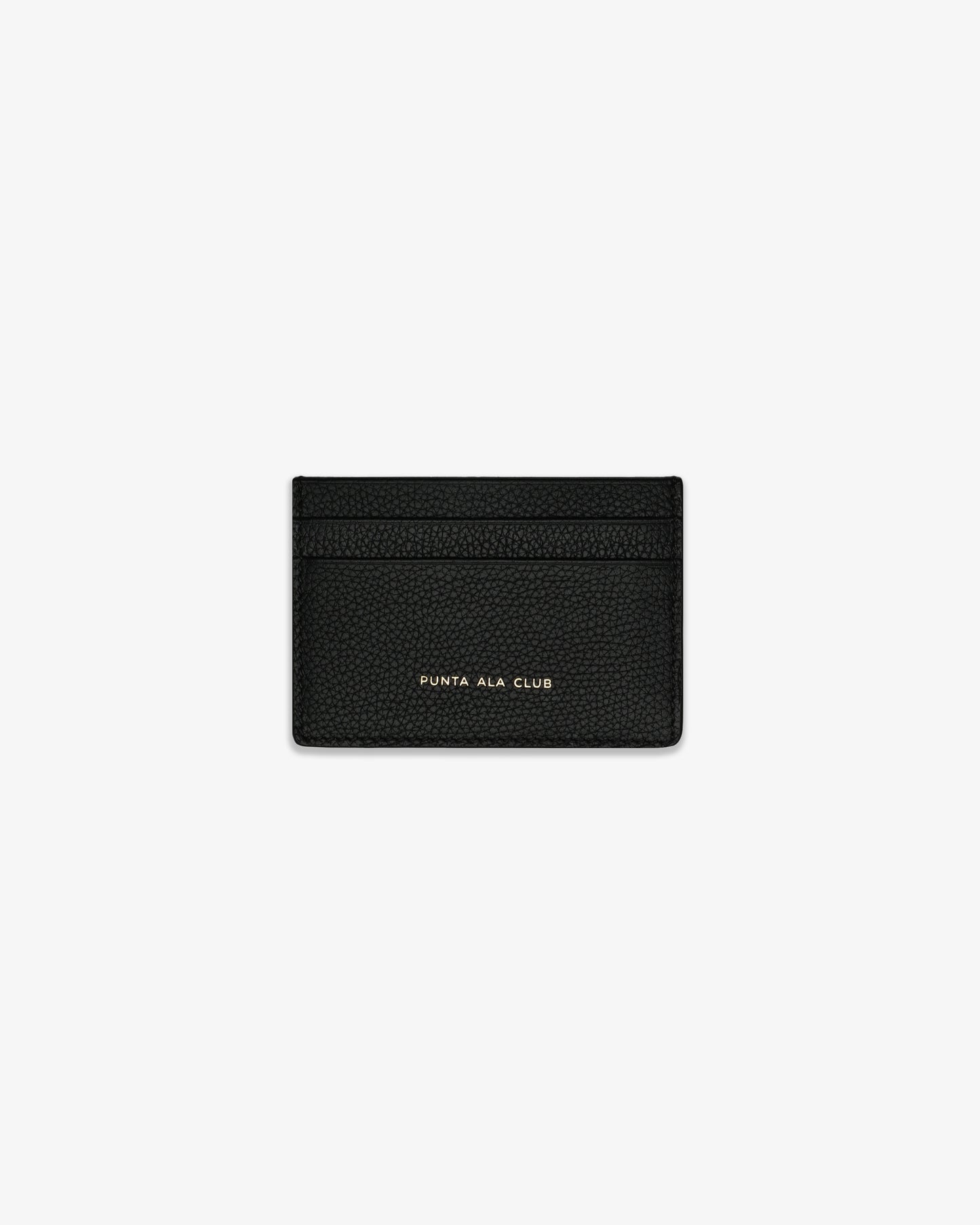 Logo Leather card holder - Black
