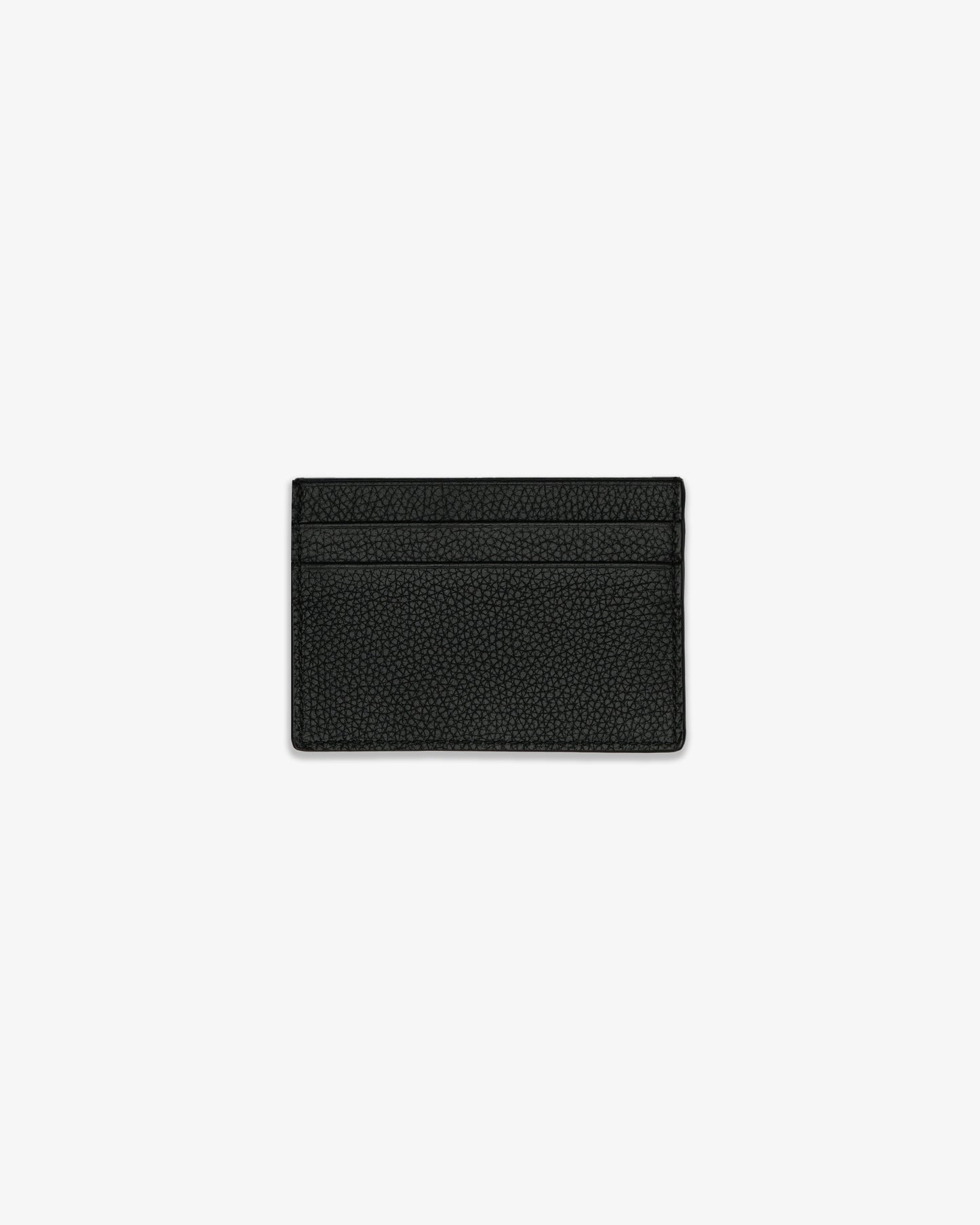 Logo Leather card holder - Black