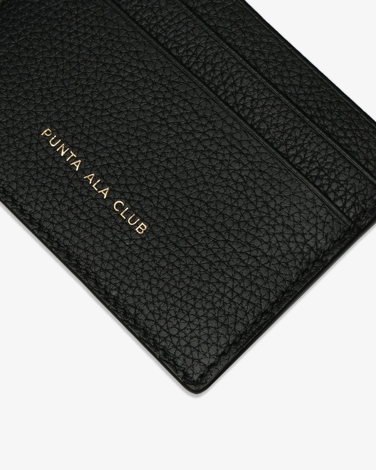 Logo Leather card holder - Black