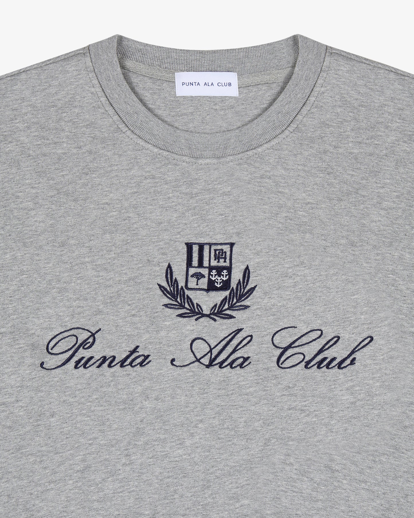 Emblem Crewneck Sweatshirt - Grey