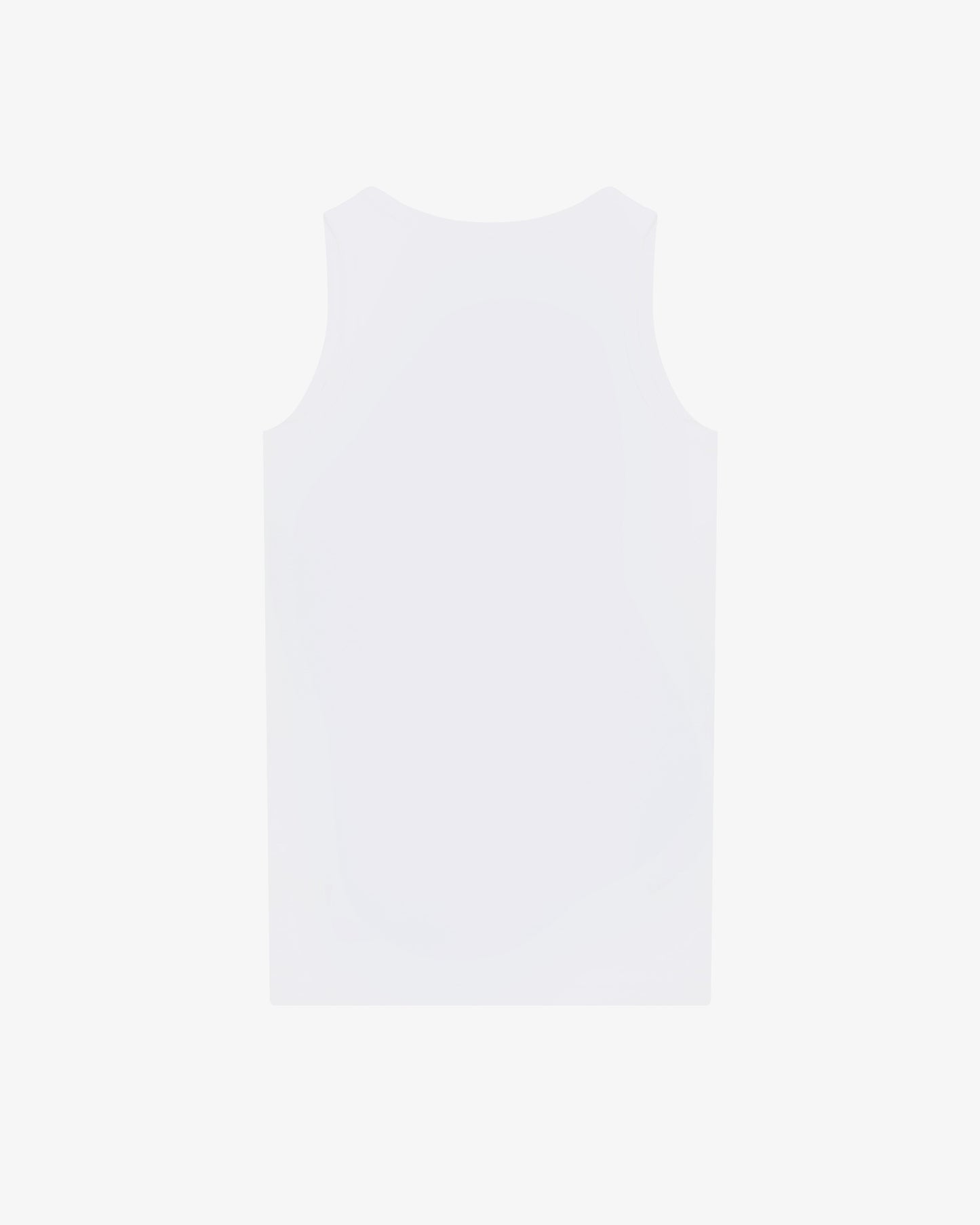 Embroidered Logo Tank Top - White