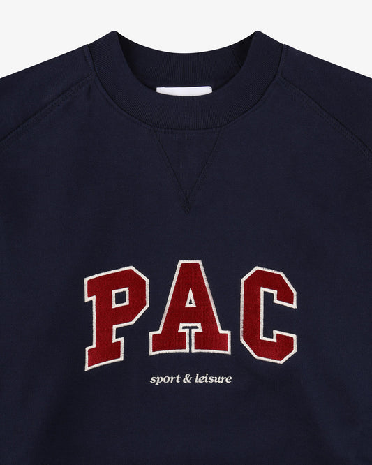 Felpa girocollo PAC Sport & Leisure- Blu Navy