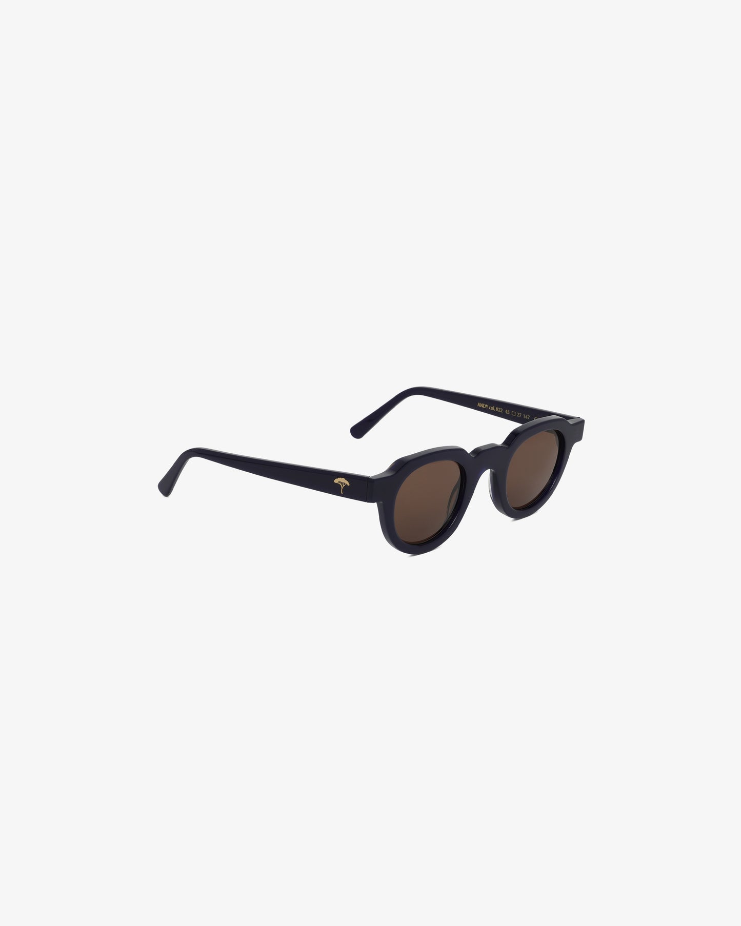 Round Sunglasses - Navy