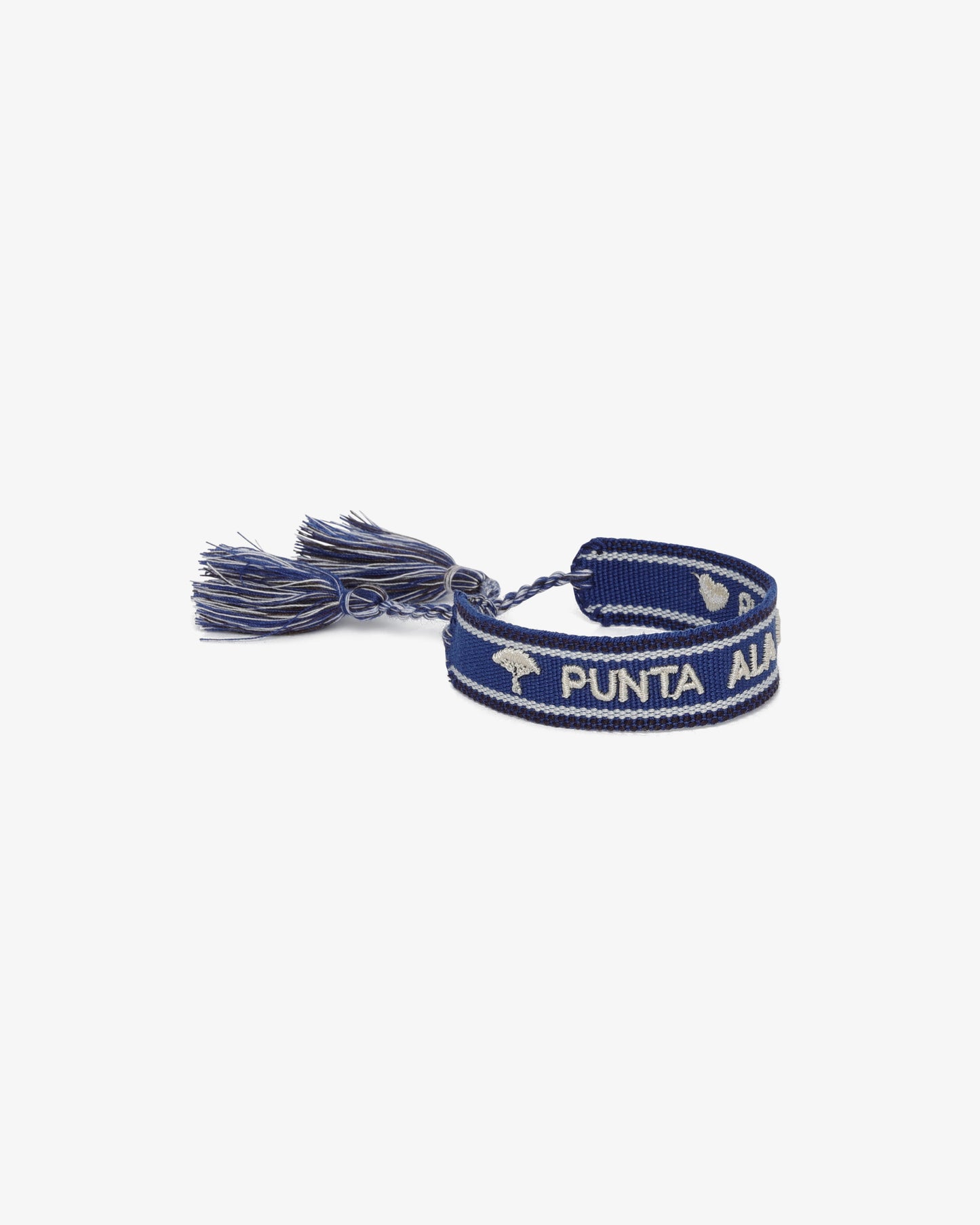 Embroidered Logo Bracelet - Ocean Blue