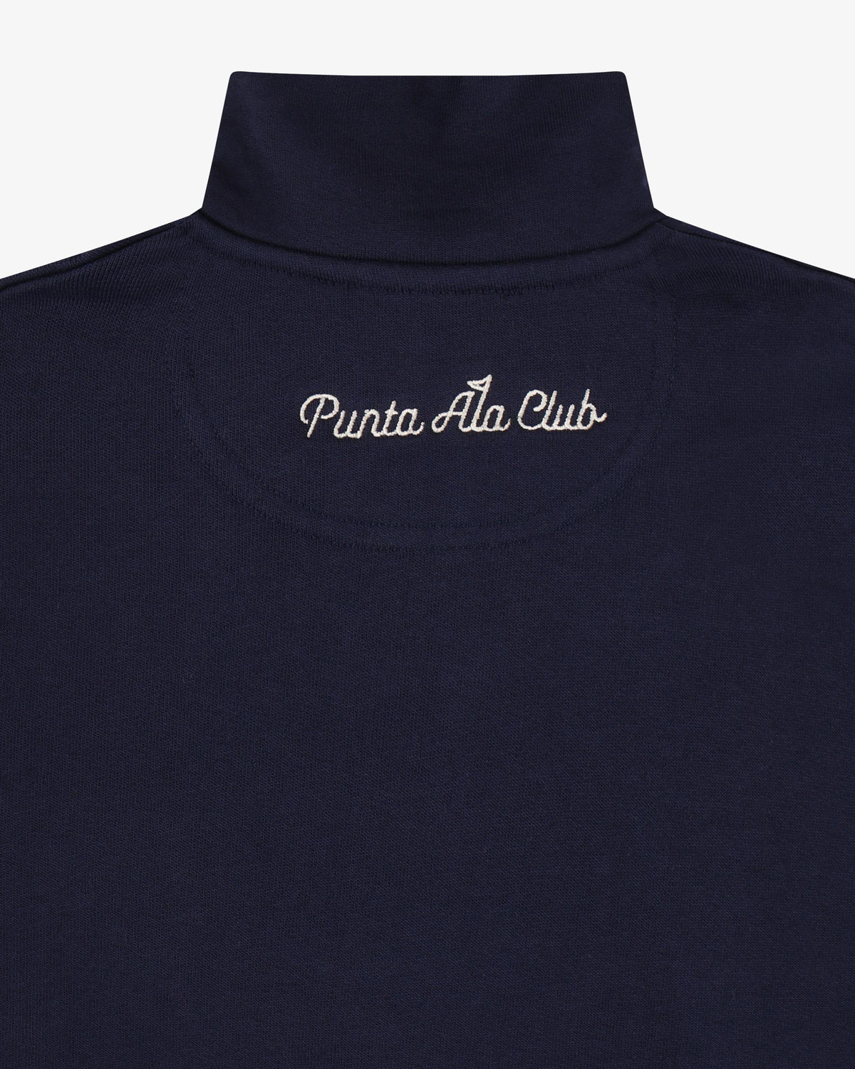 Felpa mezza zip linea Golf - Blu Navy