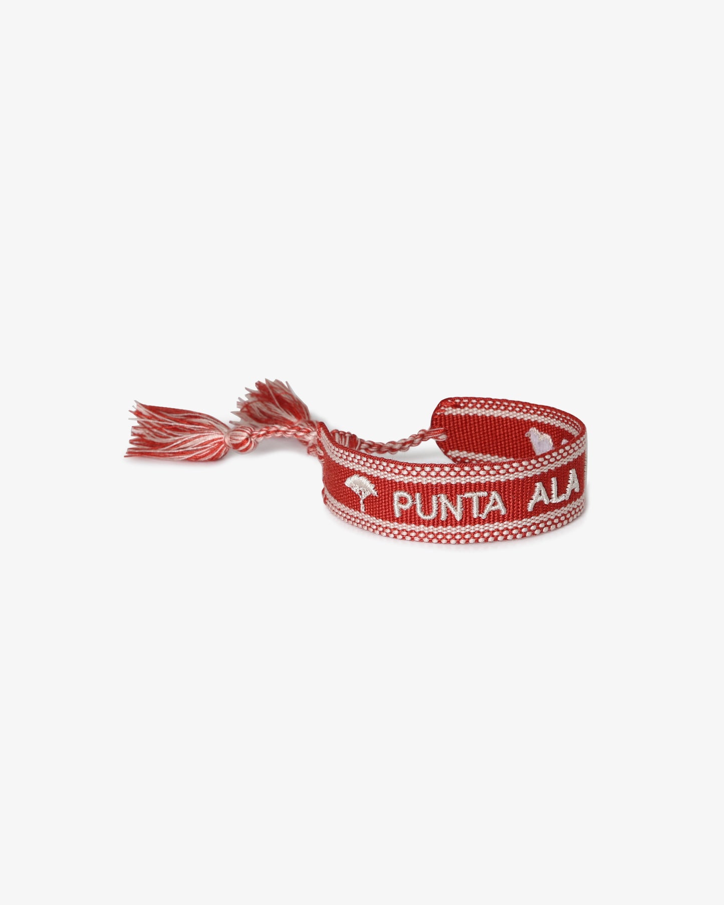 Embroidered Logo Bracelet - Orange