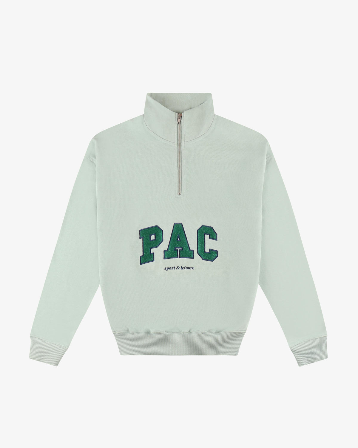 Felpa mezza zip PAC Sport & Leisure - Verde Menta