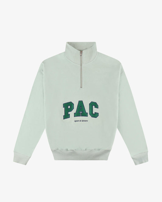 Felpa mezza zip PAC Sport & Leisure - Verde Menta