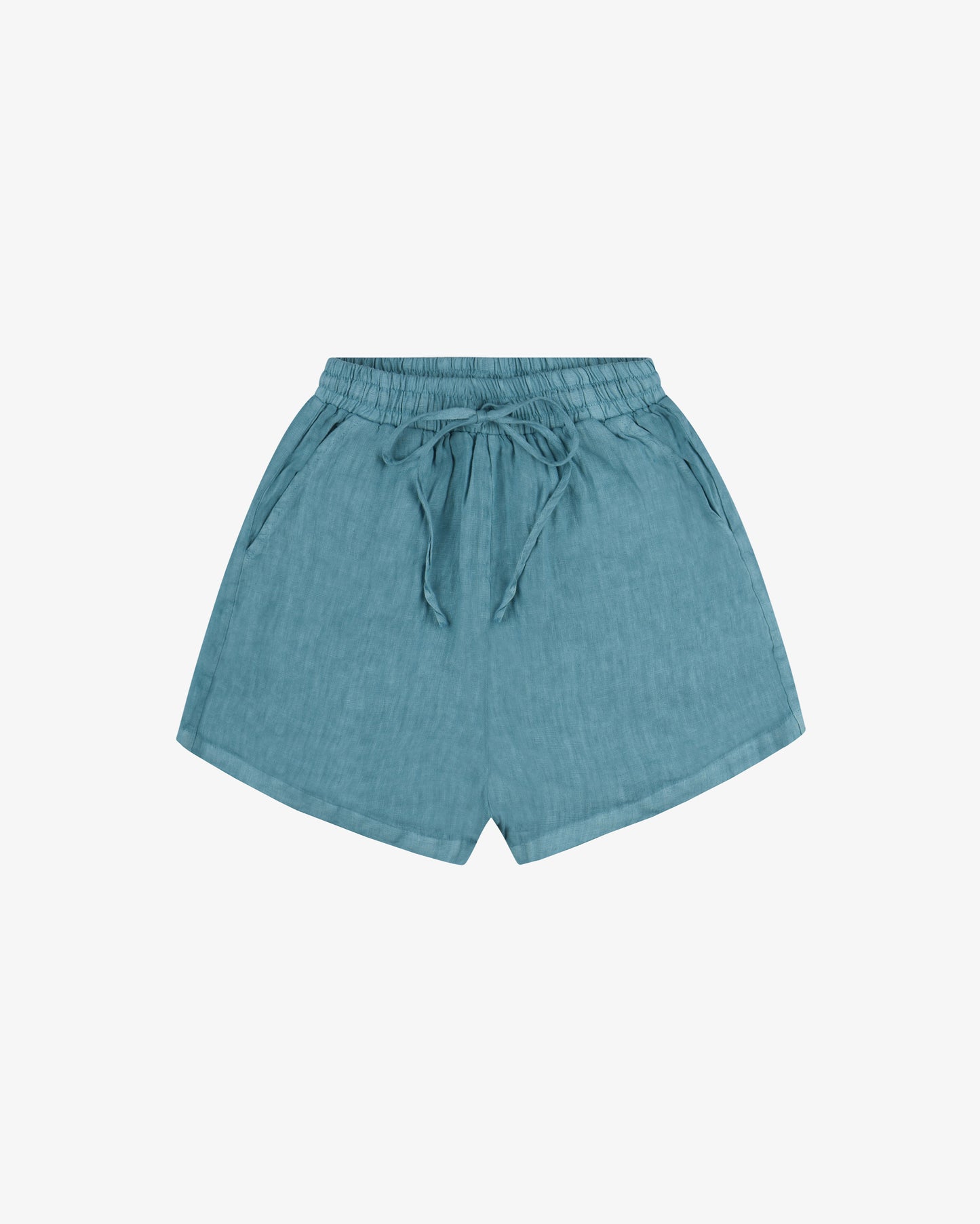 Short lino pinetto - Azzurro Polvere