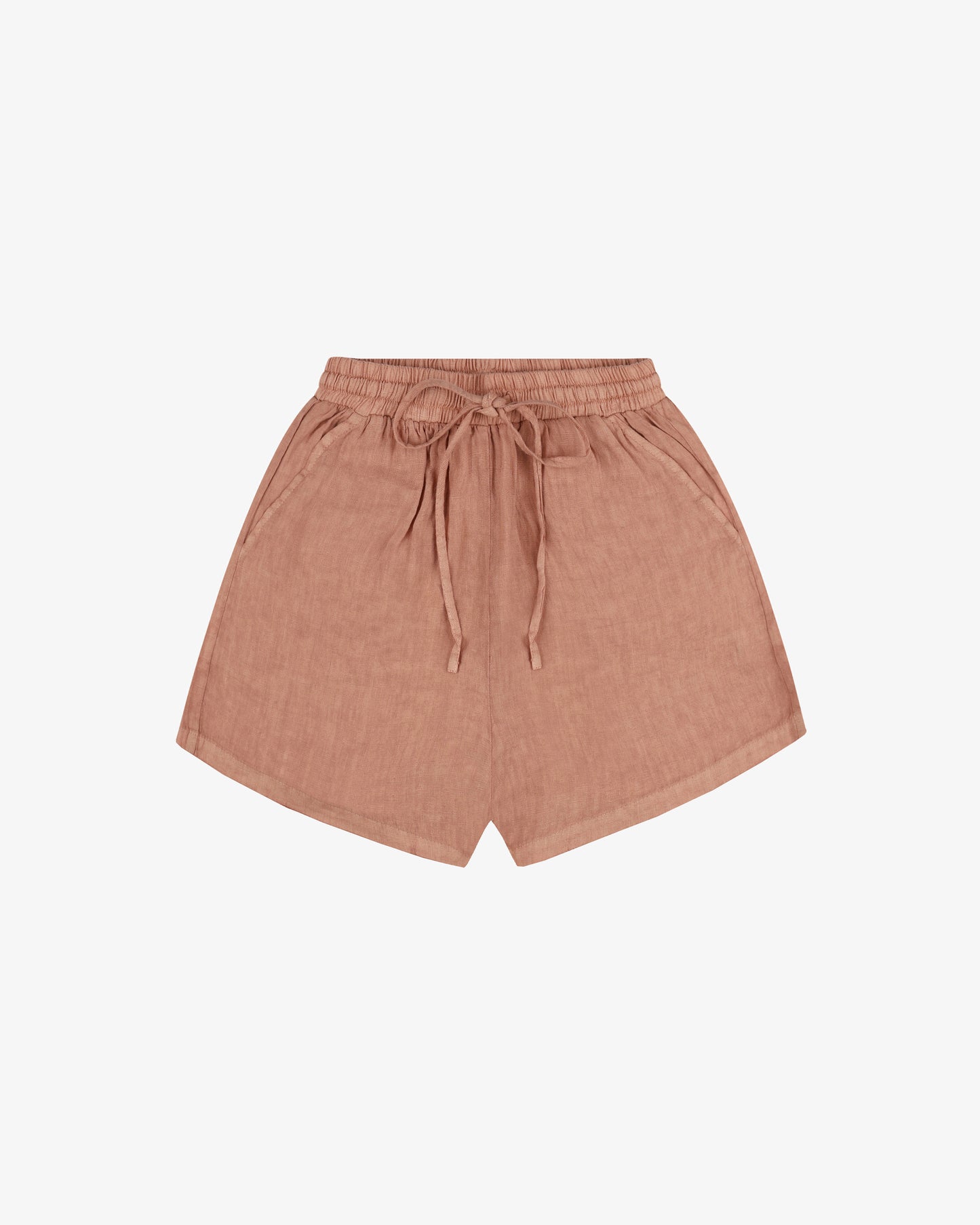 Short lino pinetto - Terracotta