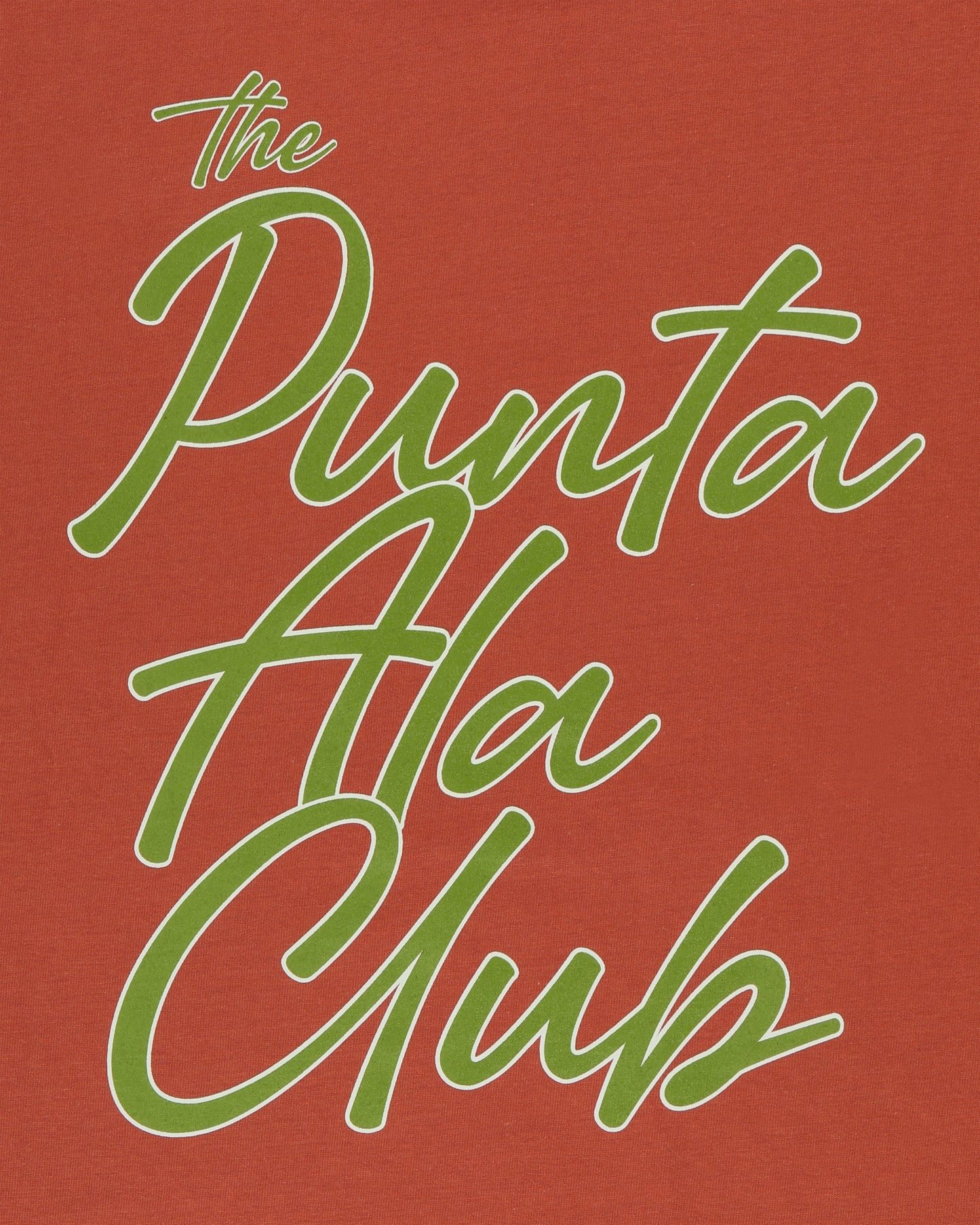 t shirt maniche lunghe "Rainbow" - terracotta/verde