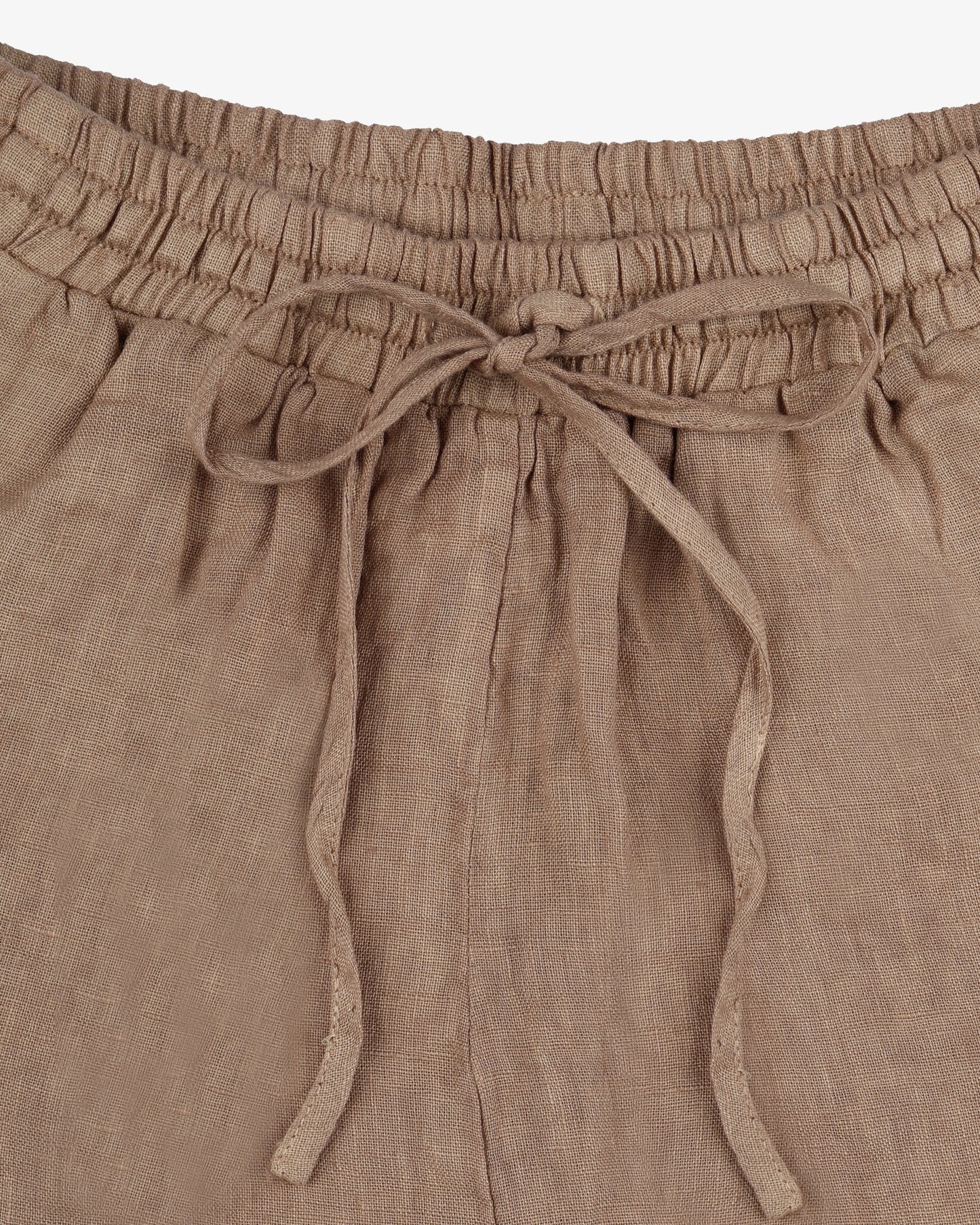 Short lino pinetto - Cammello