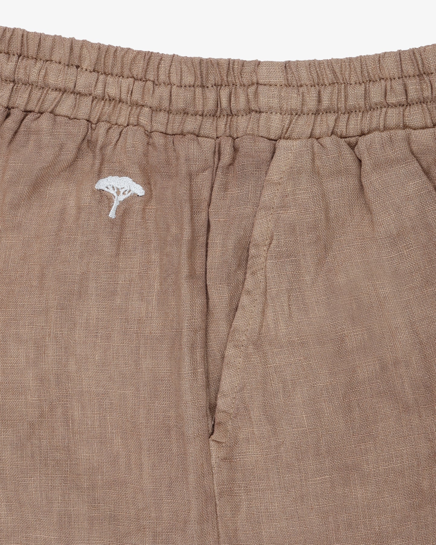 Short lino pinetto - Cammello