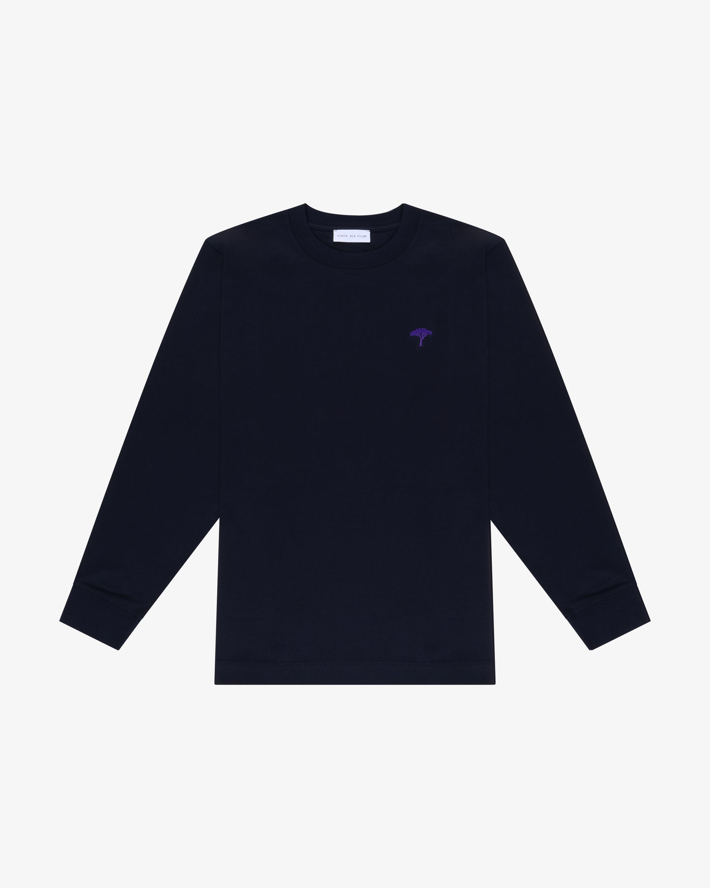 T-shirt maniche lunghe "Rainbow" Blu/Viola