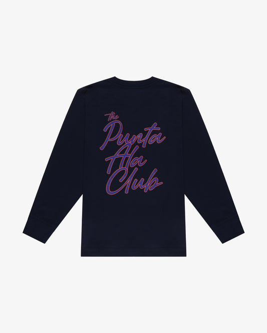 t shirt maniche lunghe "Rainbow" Blu/Viola