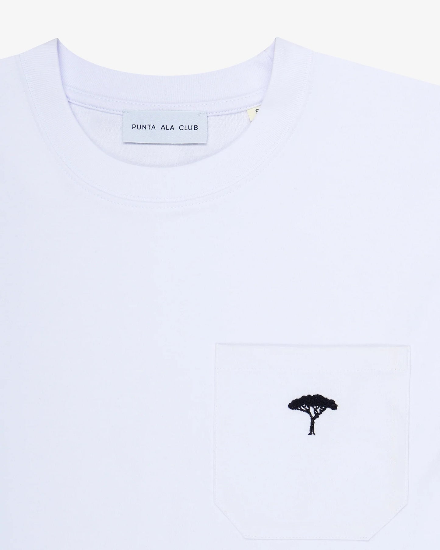 Pocket t-shirt maniche lunghe Bianco