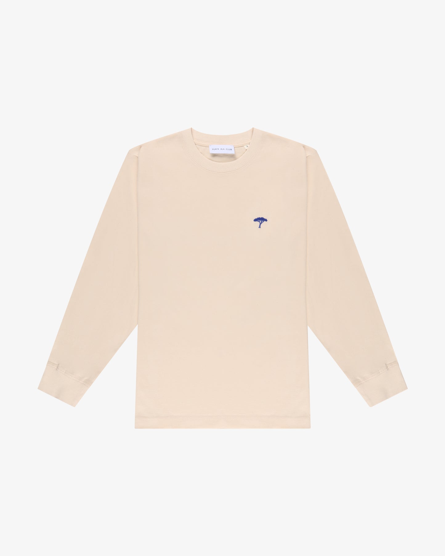 t shirt maniche lunghe "Rainbow" - panna/blu