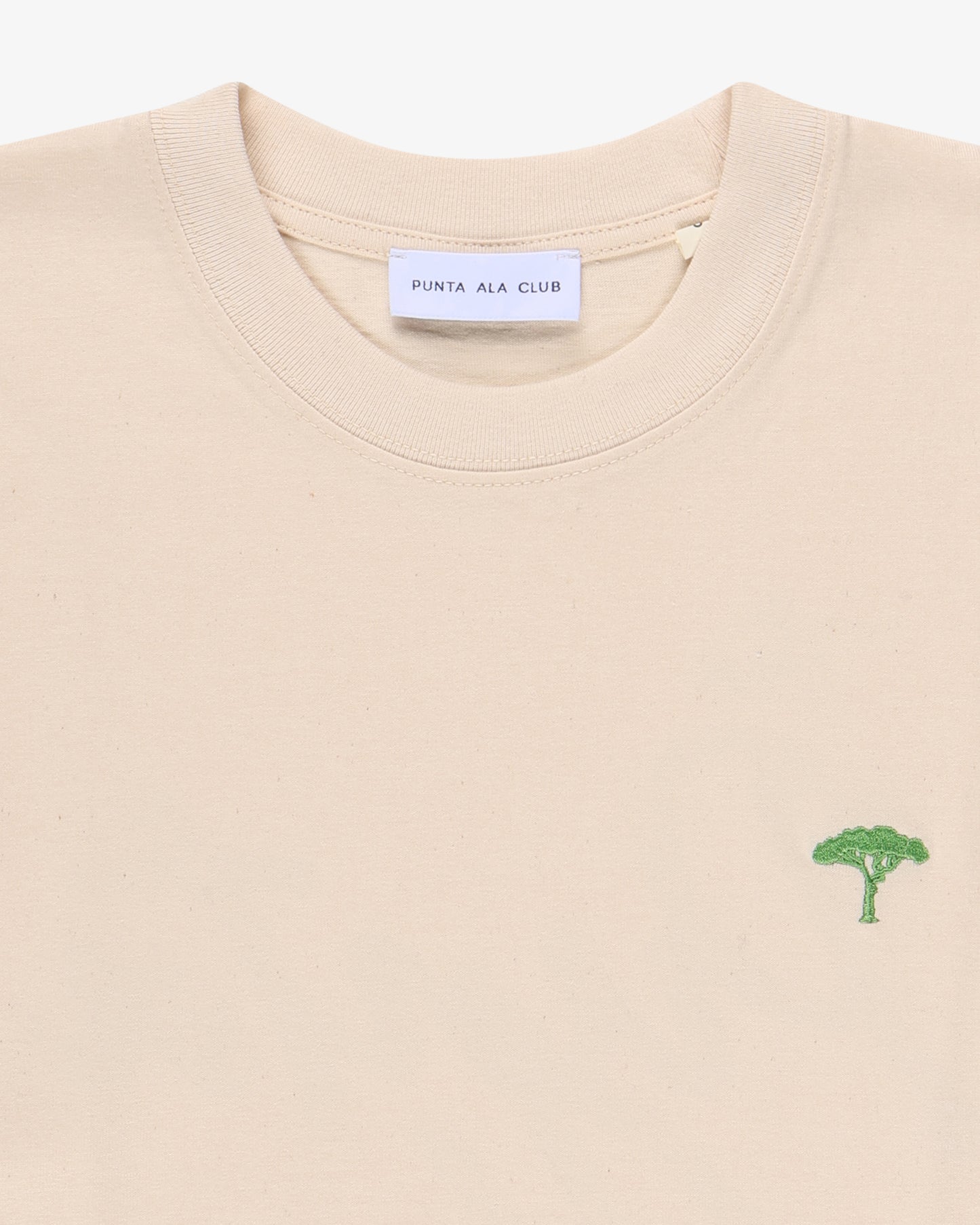 t shirt maniche lunghe "Rainbow" - panna/verde