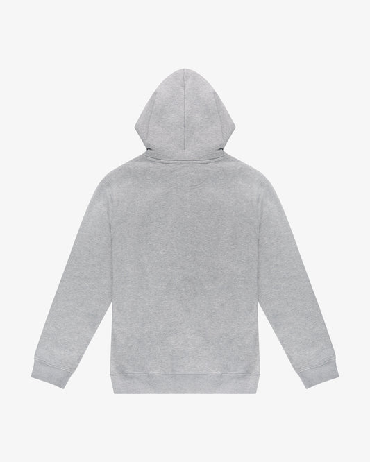 felpa con zip "pinetto" - grigio/blu