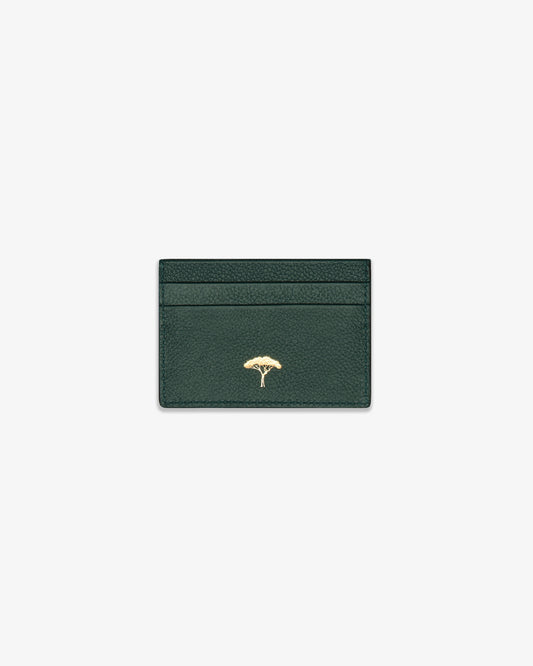 Pino Leather card holder - Green