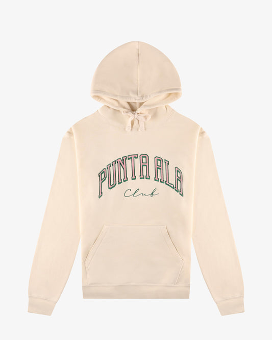Felpa con cappuccio - Panna/Verde