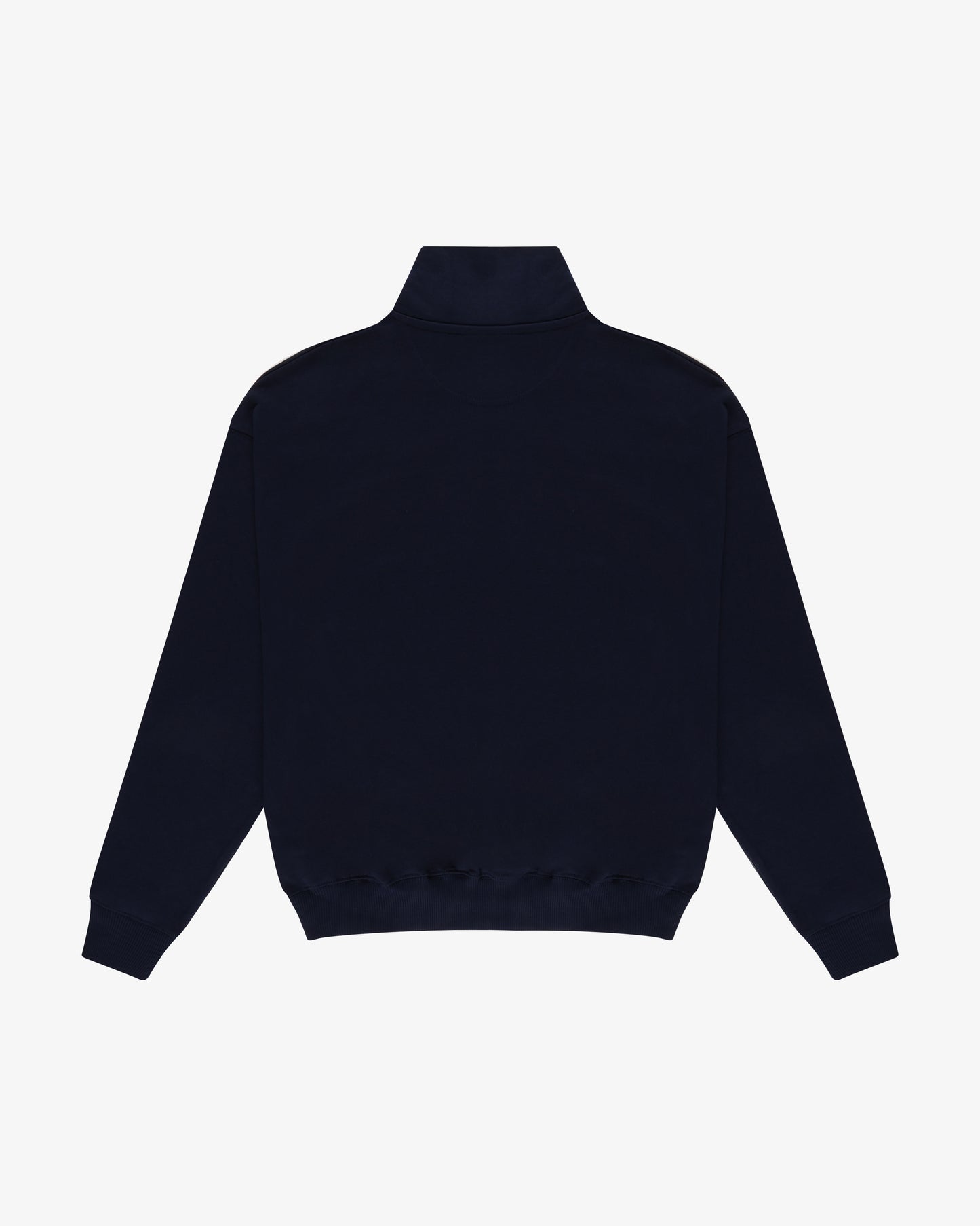 Felpa mezza zip "sport&leisure" - blu/bianco