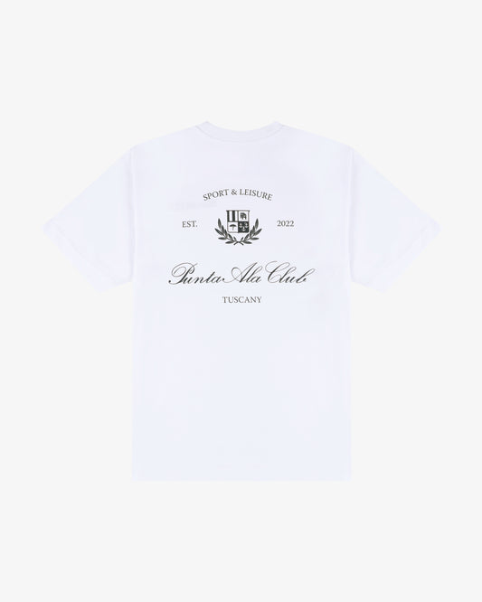 Emblem Short Sleeve Tee - White