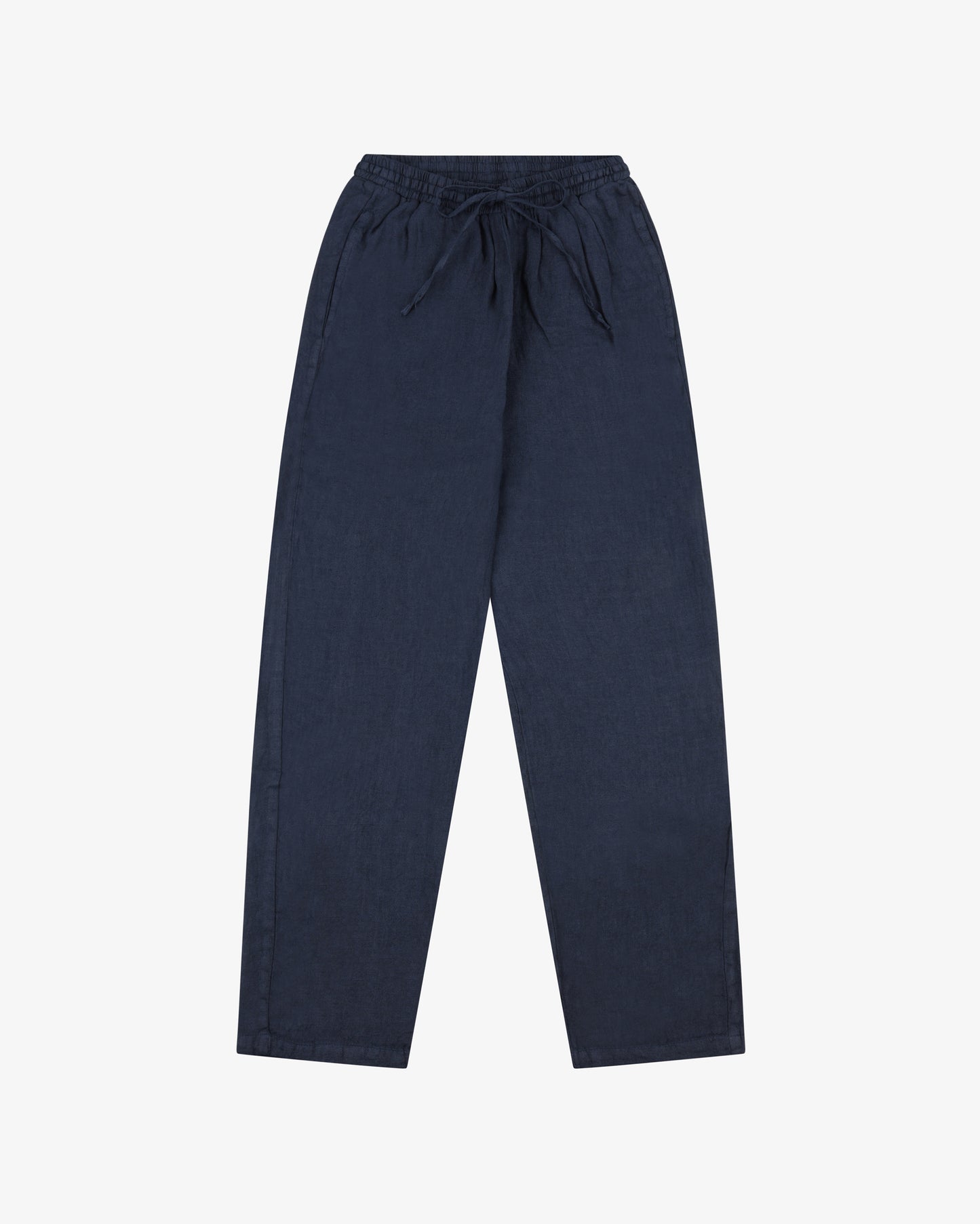 Pantalone lungo lino pinetto - Blu Navy