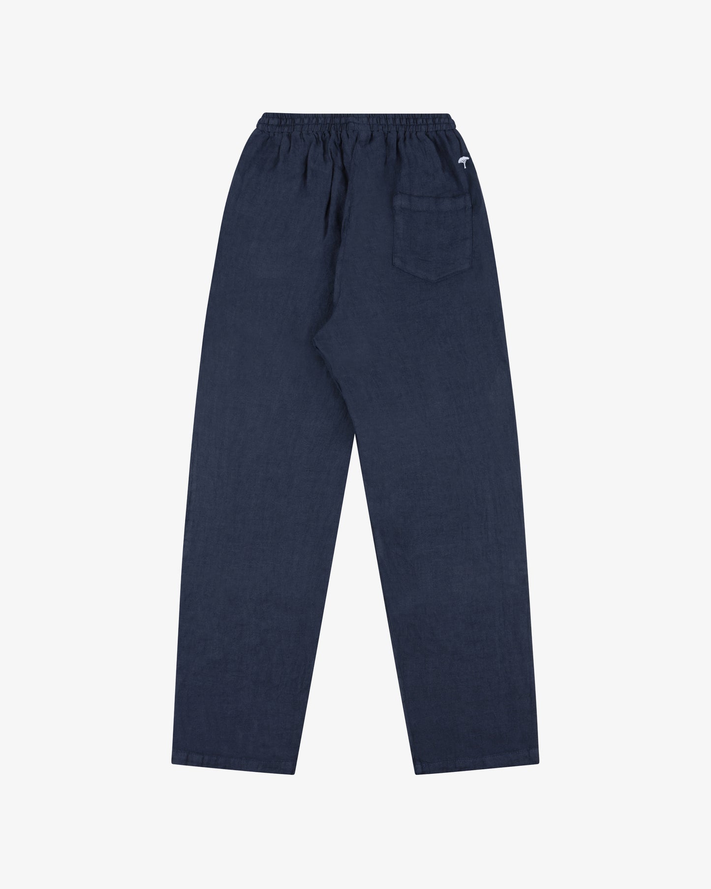 Pantalone lungo lino pinetto - Blu Navy