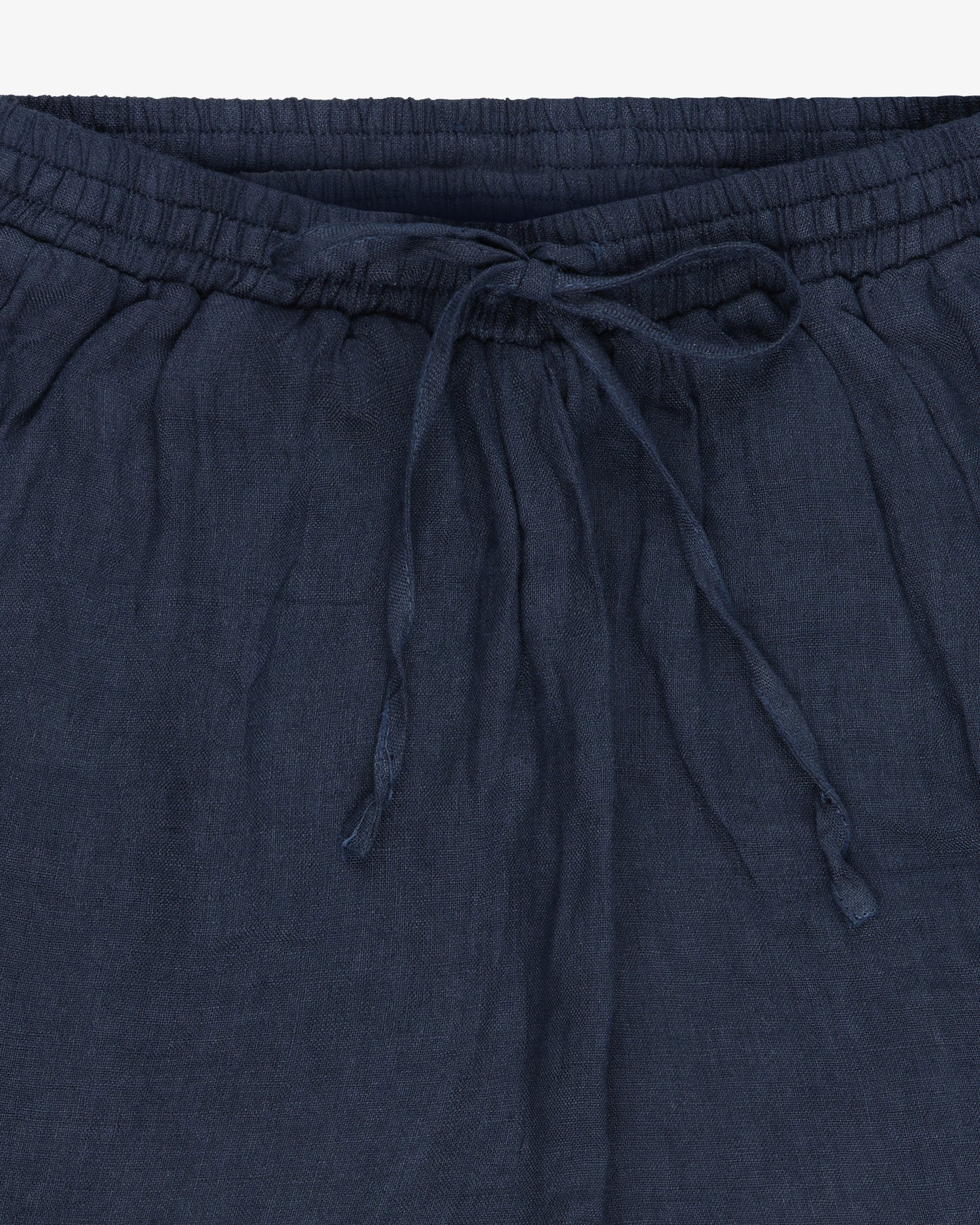 Pantalone lungo lino pinetto - Blu Navy