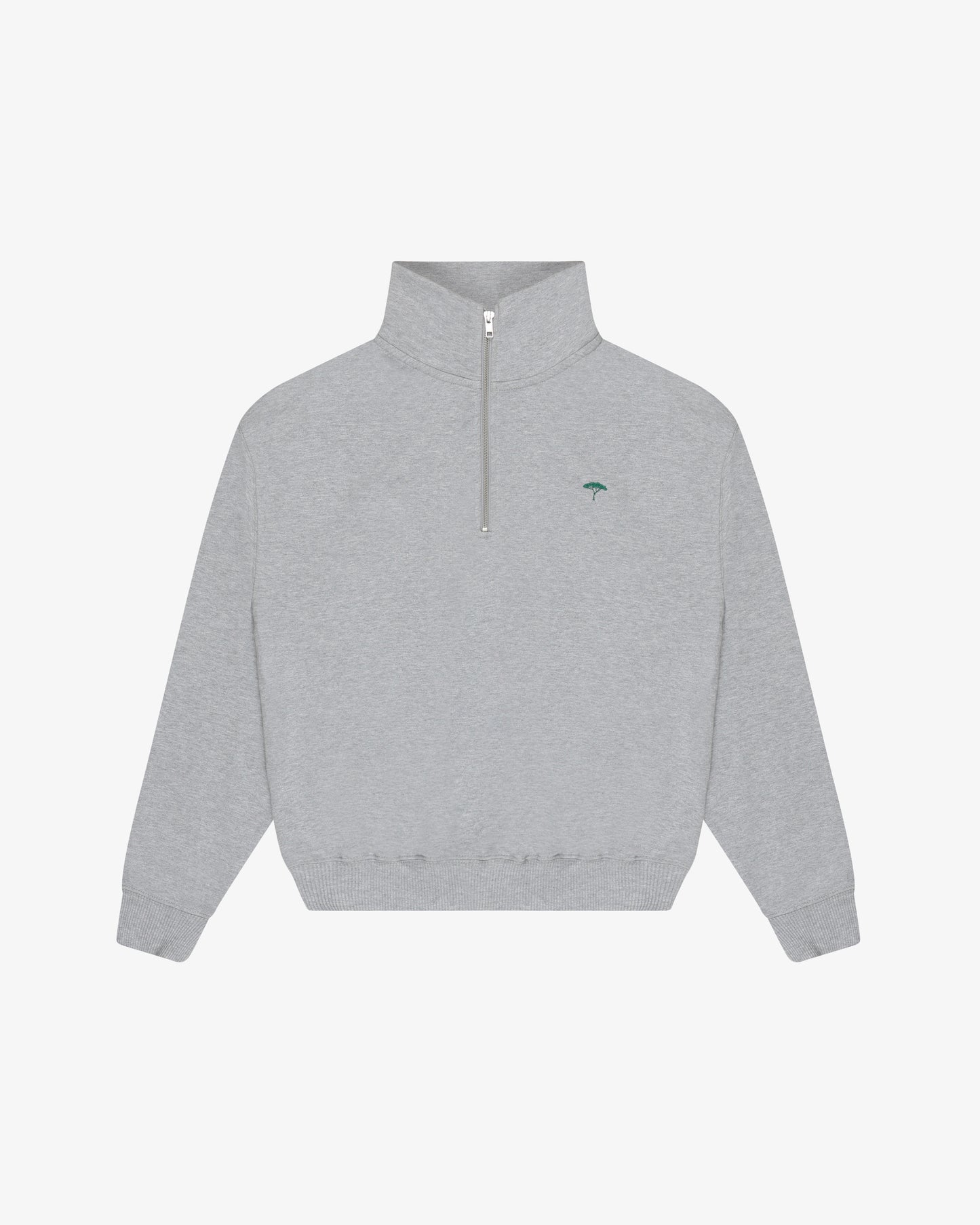 Half-Zip Sweatshirt - Grey