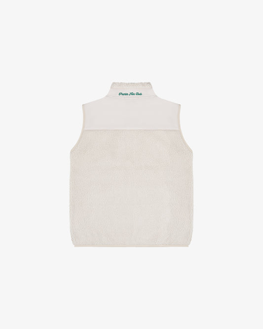 Pile Fleece Vest – Natural