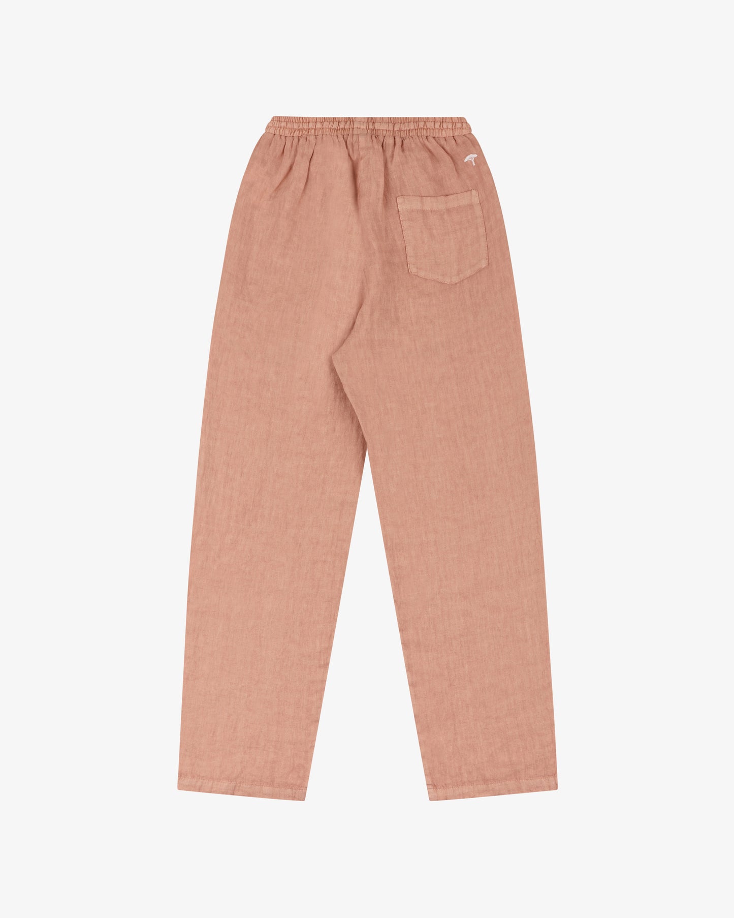 Pantalone lungo lino pinetto - Terracotta
