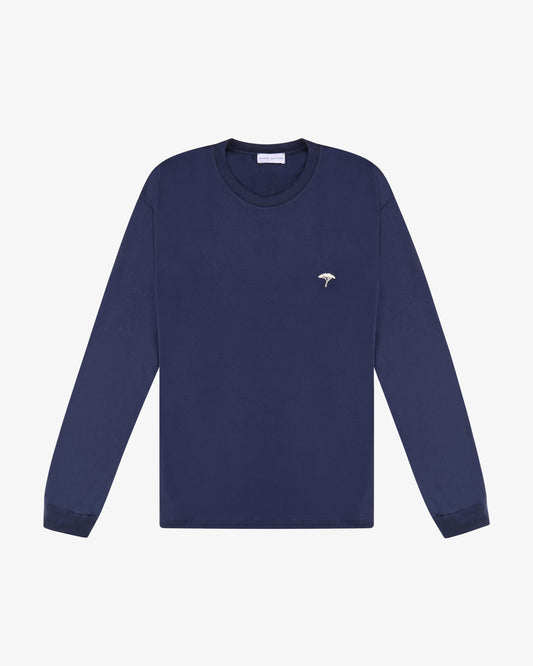 T-shirt manica lunga Tuscan Coast - Blu Navy