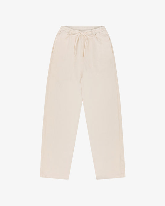 Pantalone lungo lino pinetto - Burro