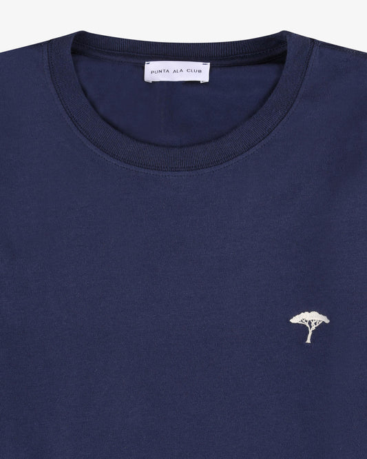 T-shirt manica lunga Tuscan Coast - Blu Navy