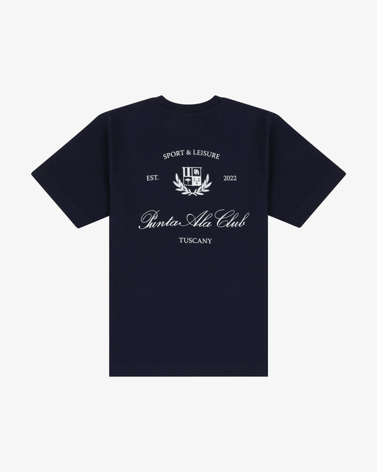 Emblem Short Sleeve Tee - Navy