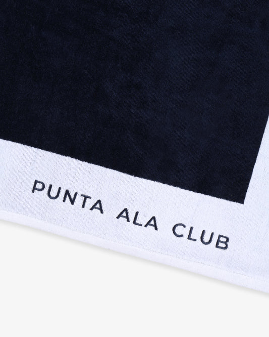 Telo mare - Blu Navy/Bianco