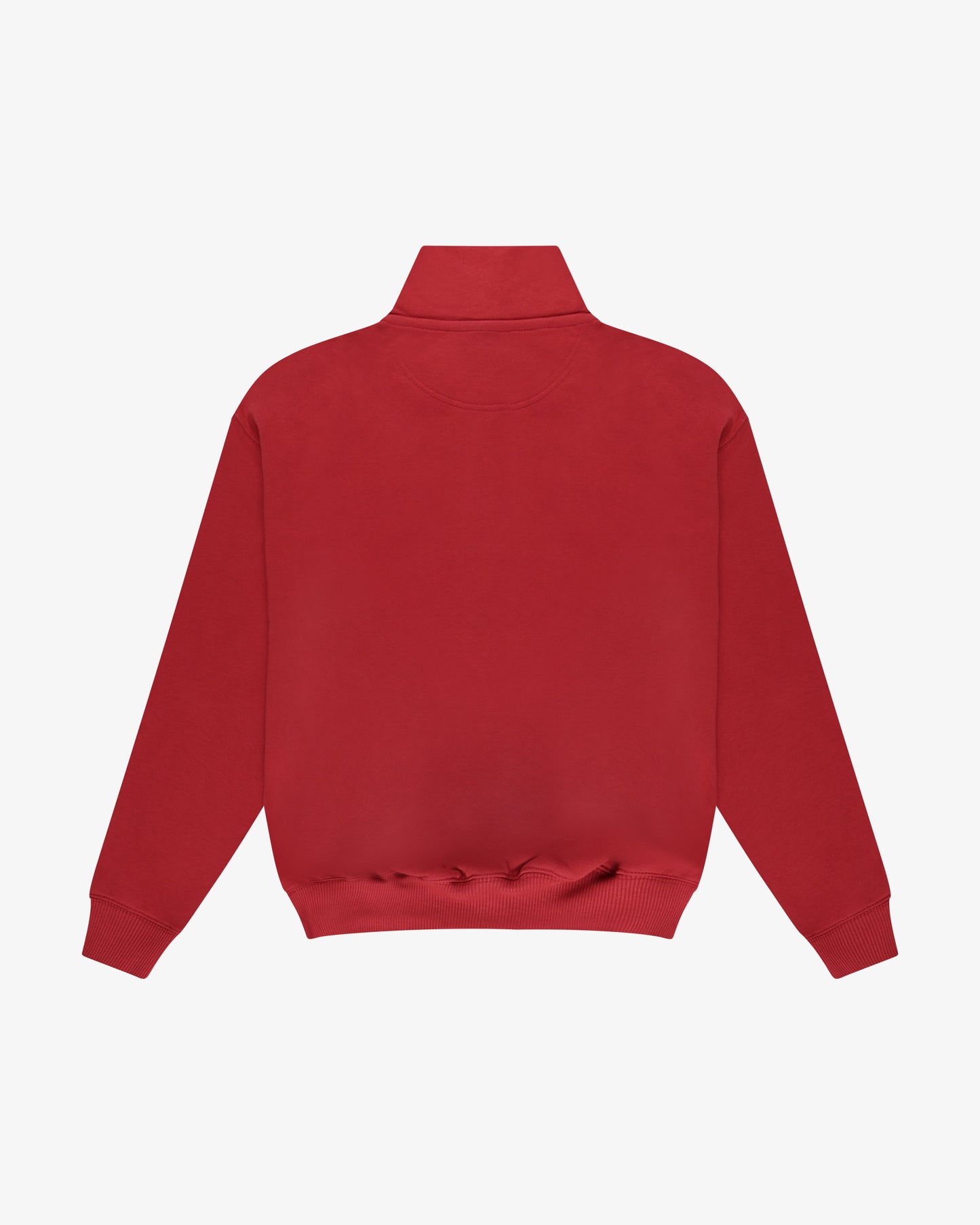 Felpa mezza zip "sport&leisure" - rosso/blu