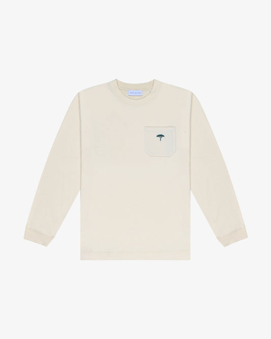 Essential Crewneck Pocket Sweatshirt - Natural