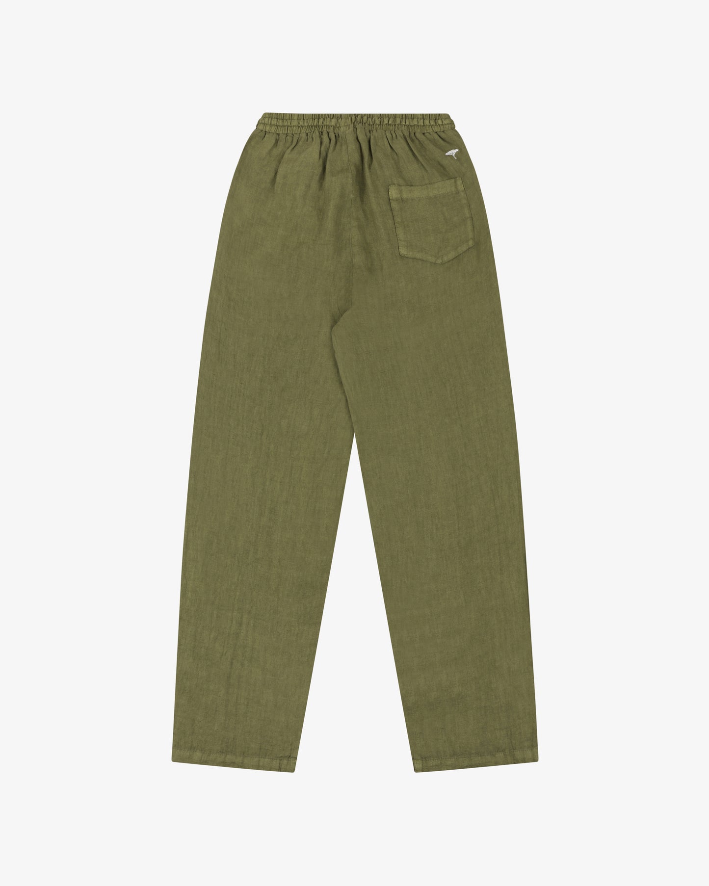 Pantalone lungo lino pinetto - Verde Oliva
