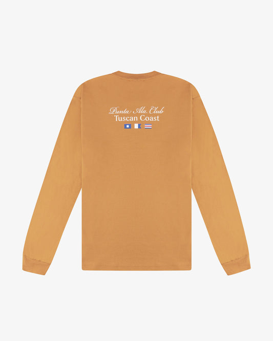T-shirt manica lunga Tuscan Coast - Cammello