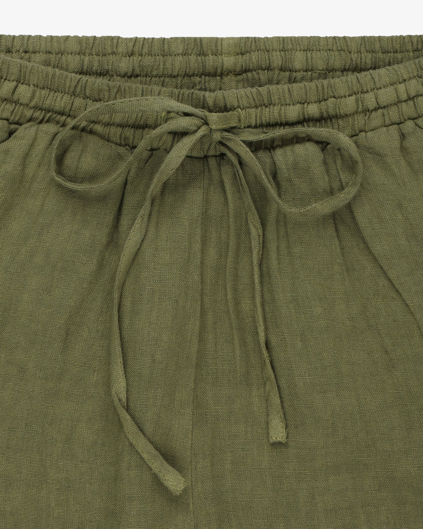 Pantalone lungo lino pinetto - Verde Oliva